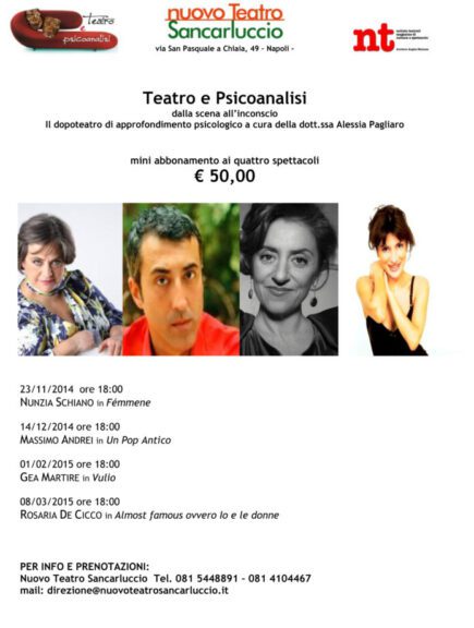 La locandina della rassegna