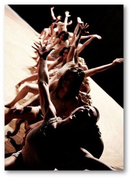 Un momento dello spettacolo