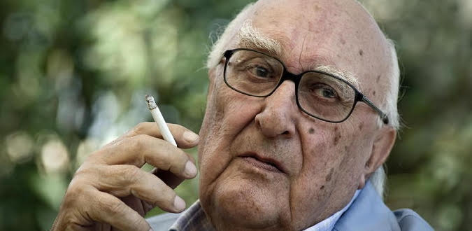 Lo scrittore Andrea Camilleri 