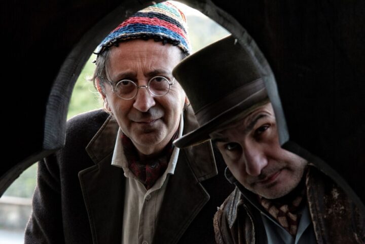 Giovanni Esposito e Alfonso Postiglione nel film IL SORRISO DI SAN GIOVANNI