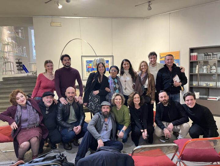 Isa Danieli con la compagnia