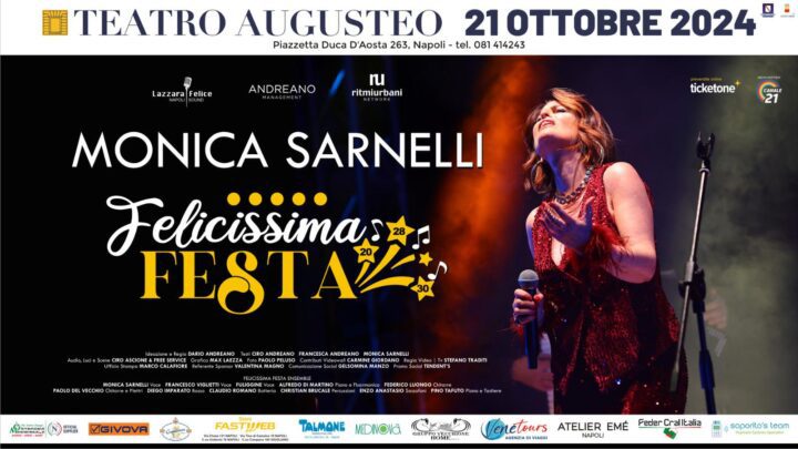 Monica Sarnelli: 20 anni da “Chesta sera”