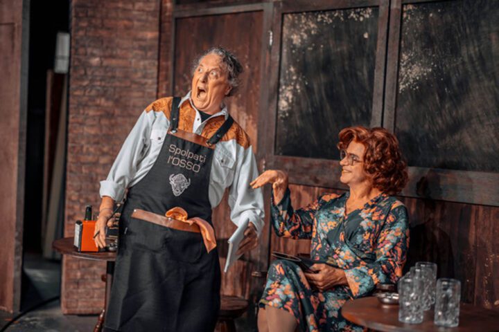 Tootsie.Enzo Iacchetti e Paolo Conticini