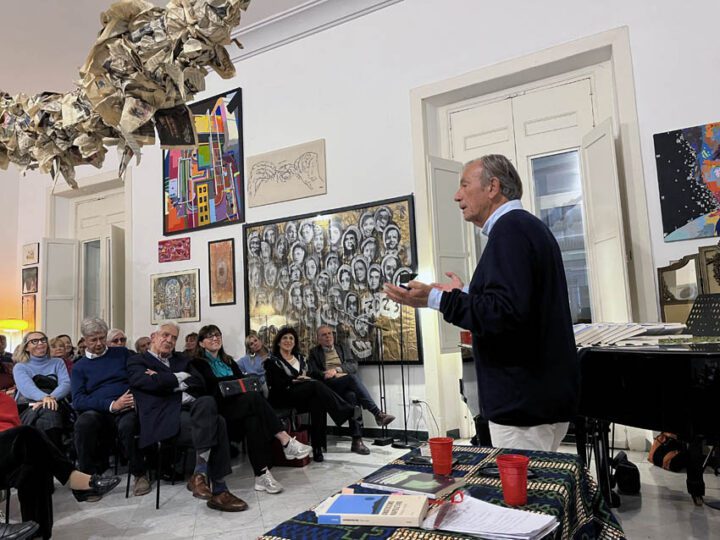 La sala a Palazzo dello Spagnuolo 