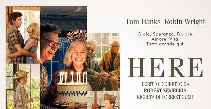 “Here”, il ritorno al cinema di Zemeckis