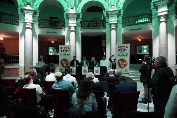 Salone Margherita: nella foto la presentazione del Pizza Fest Berlin