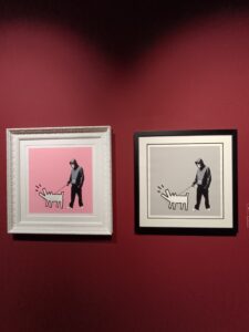 Bansky - Pink Grey 