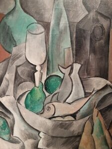Picasso - Pesci e bottiglie