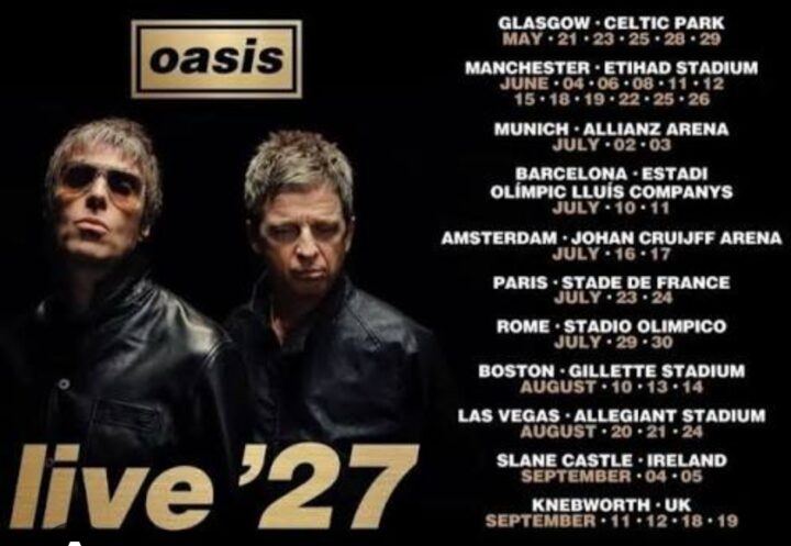 Notizie Teatrali, magazine di cultura e spettacolo 28 Oasis Live ’27, Roma aspetta i Gallagher: due notti di storia della musica